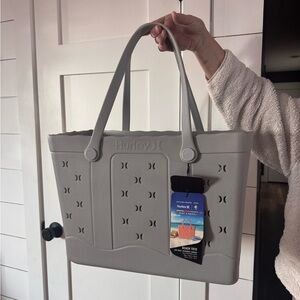 Hurley Light Gray Women's Tote Bag